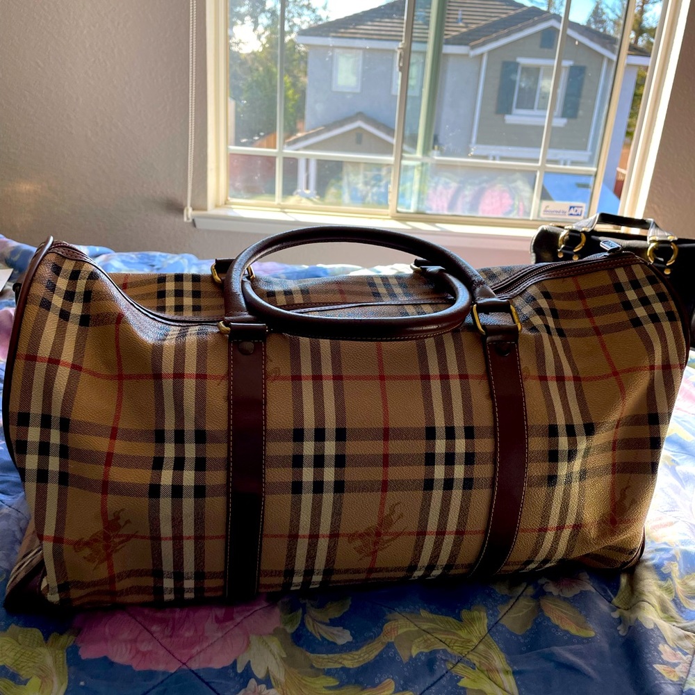 Authentic Burberrys Travel Bag